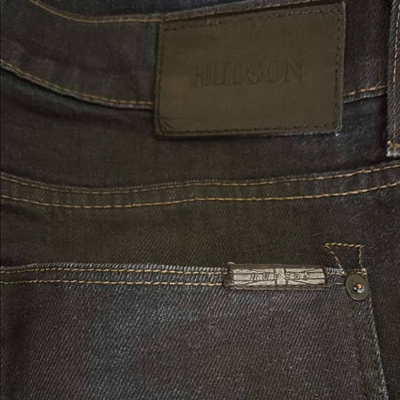 Hudson Byron Five Pocket Straight Men's Dark Navy Jeans - Picture 9 of 9